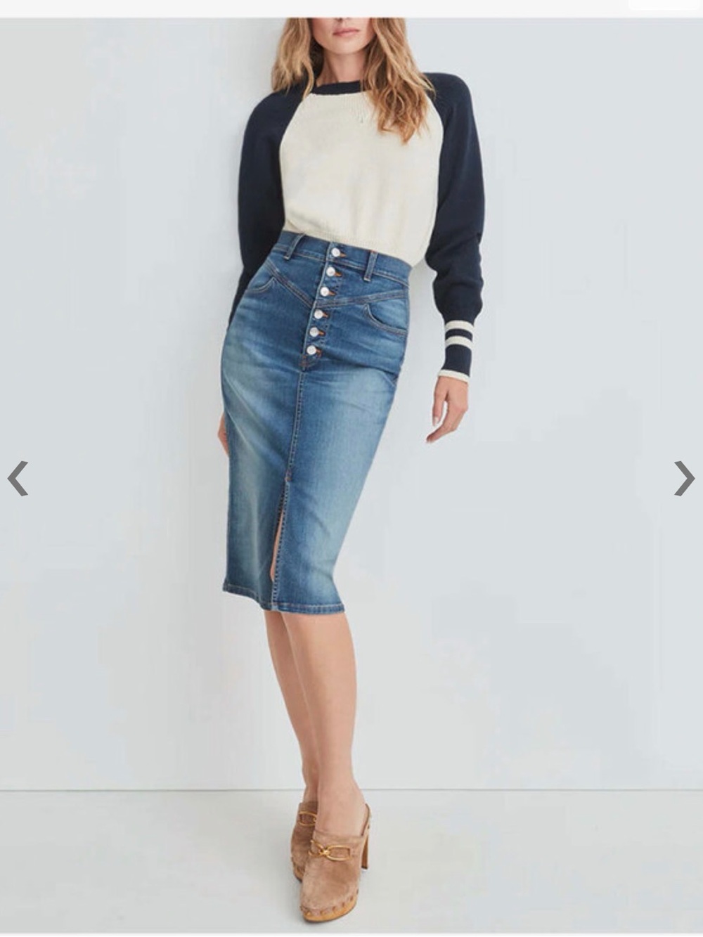 Veronica Beard Herron Denim Mini Skirt size 12